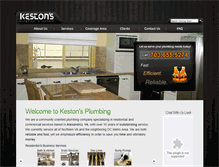 Tablet Screenshot of kestonsplumbing.com